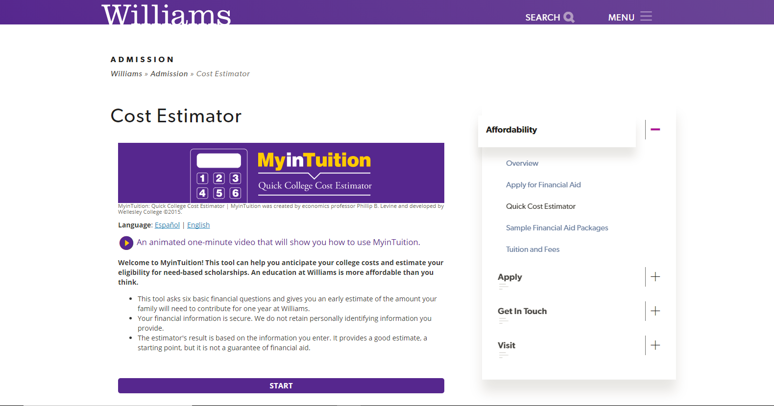 Cost Estimator